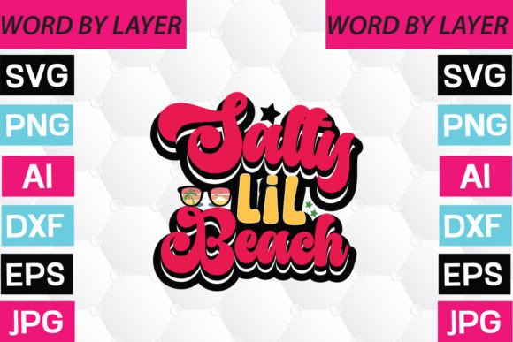 Download Salty Lil Beach Sticker Design - Beach sticker Collection